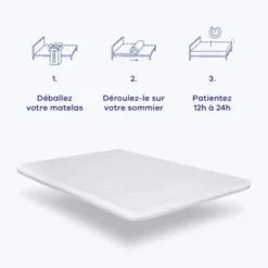 Hypnia Surmatelas 3140 -Tables De Chevet Soldes 3140 2