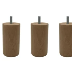 Someo Accessoires Literie 4 Pieds Cylindriques Bois Naturel 10 Cm 6 Someo Accessoires Literie 4 Pieds Cylindriques Bois Naturel 10 Cm -Tables De Chevet Soldes 4 pieds cylindriques bois naturel 10 cm 1