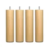Someo Accessoires Literie 4 Pieds Cylindriques Bois Naturel 25 Cm 1 Someo Accessoires Literie 4 Pieds Cylindriques Bois Naturel 25 Cm -Tables De Chevet Soldes 4 pieds cylindriques bois naturel 25 cm