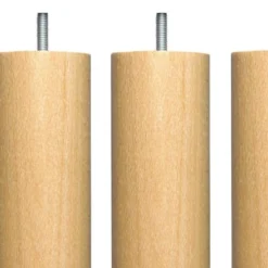 Someo Accessoires Literie 4 Pieds Cylindriques Bois Naturel 25 Cm 7 Someo Accessoires Literie 4 Pieds Cylindriques Bois Naturel 25 Cm -Tables De Chevet Soldes 4 pieds cylindriques bois naturel 25 cm 2