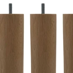 Someo Accessoires Literie 4 Pieds Cylindriques Bois Naturel 30 Cm 6 Someo Accessoires Literie 4 Pieds Cylindriques Bois Naturel 30 Cm -Tables De Chevet Soldes 4 pieds cylindriques bois naturel 30 cm 1