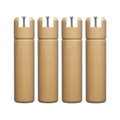 Someo Accessoires Literie 4 Pieds Cylindriques Pour Cadre à Lattes Bois Naturel 30 Cm