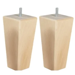 Someo Accessoires Literie 4 Pieds Fuseau Tronqué Bois Naturel 15 Cm 6 Someo Accessoires Literie 4 Pieds Fuseau Tronqué Bois Naturel 15 Cm -Tables De Chevet Soldes 4 pieds fuseau tronque bois naturel 15 cm 1