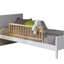ID Kids Accessoires Literie Barrière De Lit Enfant Bois Massif Bois