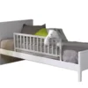 ID Kids Accessoires Literie Barrière De Lit Enfant Bois Massif Gris Clair -Tables De Chevet Soldes barriere de lit enfant bois massif gris clair 1
