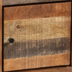 Altobuy Tables De Chevet Chevet 1 Porte Acier Et Bois Massif -Tables De Chevet Soldes chevet 1 porte acier et bois massif 2