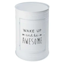 Maisons Du Monde Tables De Chevet Chevet 1 Porte En Métal Blanc