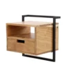 Terre De Nuit Tables De Chevet Chevet 1 Tiroir 1 Niche -Tables De Chevet Soldes chevet 1 tiroir 1 niche