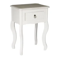 The Home Deco Factory Tables De Chevet Chevet 1 Tiroir Blanc