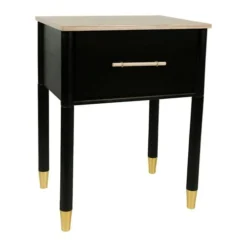 Jardideco Tables De Chevet Chevet 1 Tiroir Bois