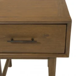 MACABANE Tables De Chevet Chevet 1 Tiroir En Mindi -Tables De Chevet Soldes chevet 1 tiroir en mindi 4