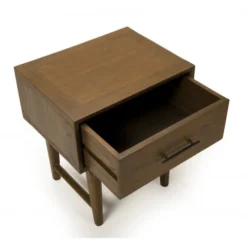 MACABANE Tables De Chevet Chevet 1 Tiroir En Mindi -Tables De Chevet Soldes chevet 1 tiroir en mindi 5