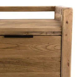 MACABANE Tables De Chevet Chevet 1 Tiroir En Pin Recyclé -Tables De Chevet Soldes chevet 1 tiroir en pin recycle 4