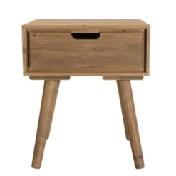 MACABANE Tables De Chevet Chevet 1 Tiroir En Sapin -Tables De Chevet Soldes chevet 1 tiroir en sapin 4