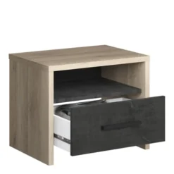 Calicosy Tables De Chevet Chevet 1 Tiroir Et 1 Niche L49.6 Cm - Décor Chêne Et Noir 10 Calicosy Tables De Chevet Chevet 1 Tiroir Et 1 Niche L49.6 Cm - Décor Chêne Et Noir -Tables De Chevet Soldes chevet 1 tiroir et 1 niche l49 6 cm decor chene et noir 3