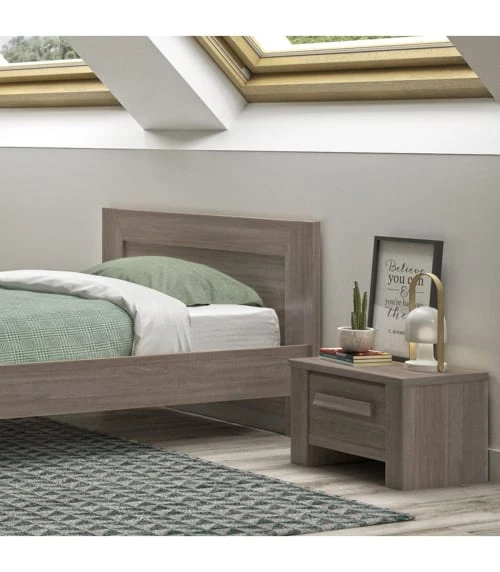 Calicosy Tables De Chevet Good Is Beautiful Chevet 1 Tiroir H35cm - Marron 4 Calicosy Tables De Chevet Good Is Beautiful Chevet 1 Tiroir H35cm - Marron – Image 2