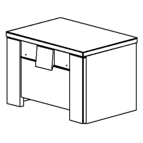 Calicosy Tables De Chevet Chevet 1 Tiroir H38cm - Marron 6 Calicosy Tables De Chevet Chevet 1 Tiroir H38cm - Marron – Image 4