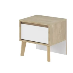 Calicosy Tables De Chevet Chevet 1 Tiroir H41cm - Blanc 10 Calicosy Tables De Chevet Chevet 1 Tiroir H41cm - Blanc -Tables De Chevet Soldes chevet 1 tiroir h41cm blanc 2