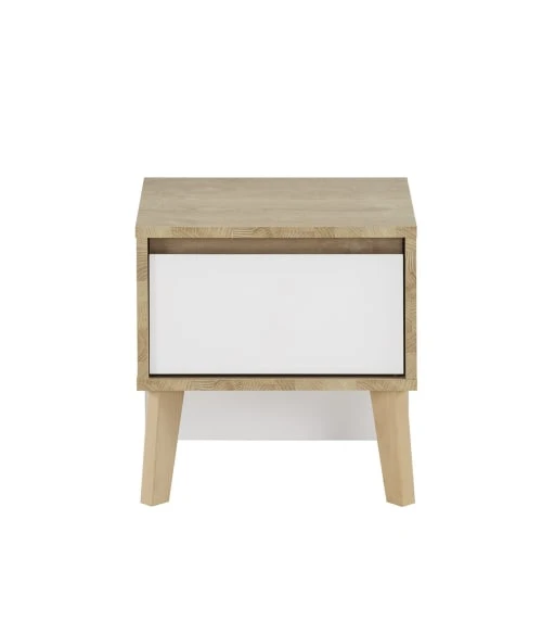 Calicosy Tables De Chevet Chevet 1 Tiroir H41cm - Blanc 3 Calicosy Tables De Chevet Chevet 1 Tiroir H41cm - Blanc