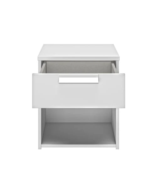 Calicosy Tables De Chevet Chevet 1 Tiroir H50cm - Blanc 5 Calicosy Tables De Chevet Chevet 1 Tiroir H50cm - Blanc – Image 3