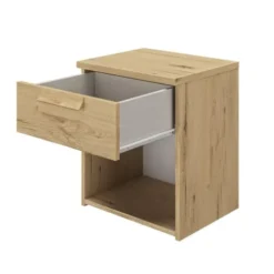 Calicosy Tables De Chevet Chevet 1 Tiroir H50cm - Marron Clair 10 Calicosy Tables De Chevet Chevet 1 Tiroir H50cm - Marron Clair -Tables De Chevet Soldes chevet 1 tiroir h50cm marron clair 2