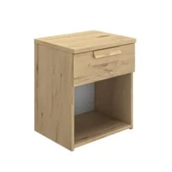 Calicosy Tables De Chevet Chevet 1 Tiroir H50cm - Marron Clair 11 Calicosy Tables De Chevet Chevet 1 Tiroir H50cm - Marron Clair -Tables De Chevet Soldes chevet 1 tiroir h50cm marron clair 3