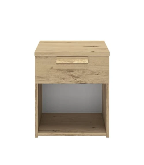 Calicosy Tables De Chevet Chevet 1 Tiroir H50cm - Marron Clair 3 Calicosy Tables De Chevet Chevet 1 Tiroir H50cm - Marron Clair