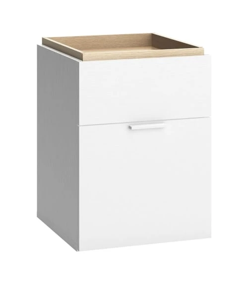 Calicosy Tables De Chevet Good Is Beautiful Chevet 2 Tiroirs Blanc Et Plateau Décor Chêne 3 Calicosy Tables De Chevet Good Is Beautiful Chevet 2 Tiroirs Blanc Et Plateau Décor Chêne