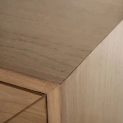 Altobuy Tables De Chevet Chevet 2 Tiroirs Bois Naturel Et Teinté Or -Tables De Chevet Soldes chevet 2 tiroirs bois naturel et teinte or 5