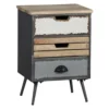 Altobuy Tables De Chevet Chevet 3 Tiroirs -Tables De Chevet Soldes chevet 3 tiroirs