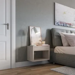 WOODEK Tables De Chevet Chevet Avec Tiroir En Grand Hêtre Blanc 11 WOODEK Tables De Chevet Chevet Avec Tiroir En Grand Hêtre Blanc -Tables De Chevet Soldes chevet avec tiroir en grand hetre blanc 4