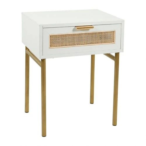 Jardideco Tables De Chevet Chevet Bois Blanc 3 Jardideco Tables De Chevet Chevet Bois Blanc
