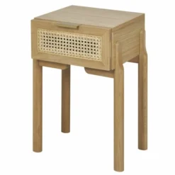 ID Kids Tables De Chevet Chevet Cannage En Rotin Bois Massif