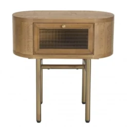 MACABANE Tables De Chevet Chevet Couleur Naturel 1 Tiroir -Tables De Chevet Soldes chevet couleur naturel 1 tiroir 4