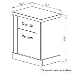 Gami Tables De Chevet Chevet Effet Bois Blanc Cassé 11 Gami Tables De Chevet Chevet Effet Bois Blanc Cassé -Tables De Chevet Soldes chevet effet bois blanc casse 4