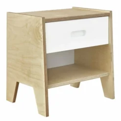 ID Kids Tables De Chevet Chevet Effet Bois Blanc Et Bois