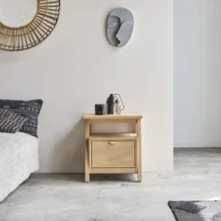 Tikamoon Tables De Chevet Chevet En Chêne Massif