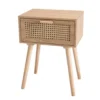 MACABANE Tables De Chevet Chevet En Pin Couleur Naturelle 1 Tiroir Cannage 2 MACABANE Tables De Chevet Chevet En Pin Couleur Naturelle 1 Tiroir Cannage -Tables De Chevet Soldes chevet en pin couleur naturelle 1 tiroir cannage