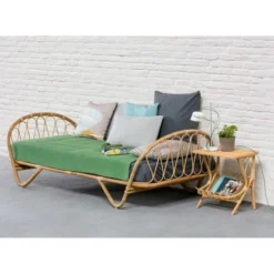 Kok Maison Tables De Chevet Chevet En Rotin Vintage Beige -Tables De Chevet Soldes chevet en rotin vintage beige 4