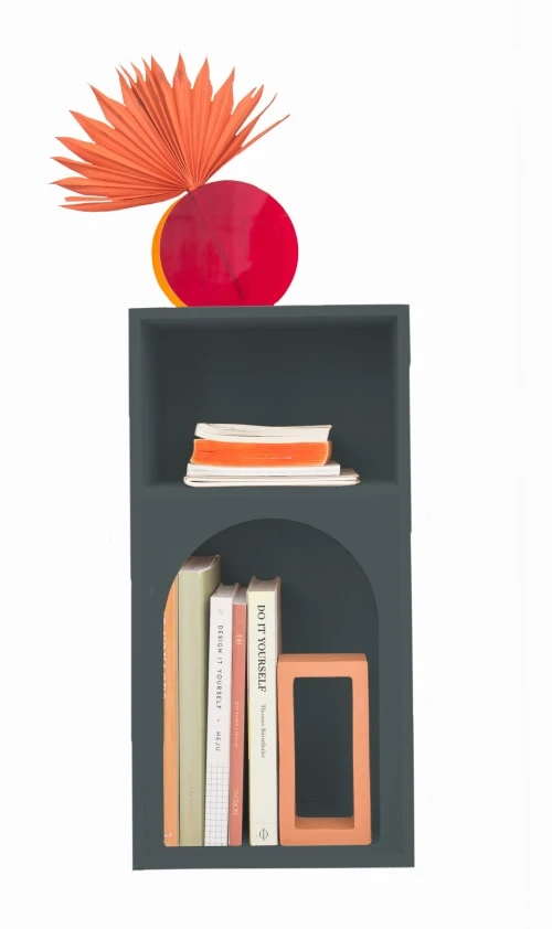 RNT By Really Nice Things Tables De Chevet Chevet Rangement En Mdf Laqué Gris 4 RNT By Really Nice Things Tables De Chevet Chevet Rangement En Mdf Laqué Gris – Image 2