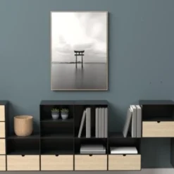 Hellin Tables De Chevet Chevet Suspendu Cube En Métal Et Bambou 1 Tiroir 1 Niche -Tables De Chevet Soldes chevet suspendu cube en metal et bambou 1 tiroir 1 niche 3