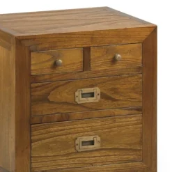 MOYCOR Tables De Chevet Commode En Bois Marron L45 -Tables De Chevet Soldes commode en bois marron l45 3