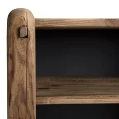 MACABANE Tables De Chevet Etagère 2 Niveaux En Pin Recyclé -Tables De Chevet Soldes etagere 2 niveaux en pin recycle 4