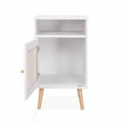 Alice's Garden Lot De 2 Tables De Chevet En Cannage, Blanc 11 Alice's Garden Lot De 2 Tables De Chevet En Cannage, Blanc -Tables De Chevet Soldes lot de 2 tables de chevet en cannage blanc 3