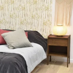 Passage Vernet Lot De 2 Tables De Chevet Manguier Bois Clair -Tables De Chevet Soldes lot de 2 tables de chevet manguier bois clair 3