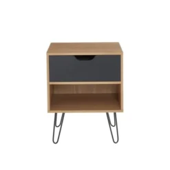 Baita Lot De 2 Tables De Chevet Noir Et Effet Chêne 1 Tiroir 10 Baita Lot De 2 Tables De Chevet Noir Et Effet Chêne 1 Tiroir -Tables De Chevet Soldes lot de 2 tables de chevet noir et effet chene 1 tiroir 3