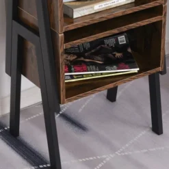 Homcom Lot De 2 Tables De Chevet Style Industriel 11 Homcom Lot De 2 Tables De Chevet Style Industriel -Tables De Chevet Soldes lot de 2 tables de chevet style industriel 3