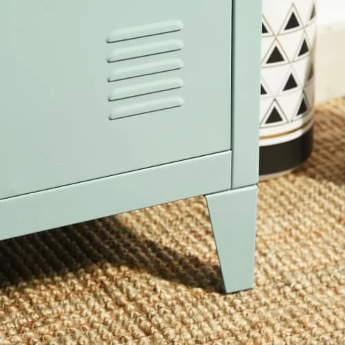 Urban Meuble Tables De Chevet Meuble De Rangement De Chevet En Métal De Style Industriel Vert 8 Urban Meuble Tables De Chevet Meuble De Rangement De Chevet En Métal De Style Industriel Vert – Image 6