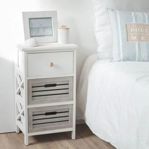 Maisons Du Monde Petits Meubles De Rangement Petit Meuble De Rangement 3 Tiroirs En Paulownia 3 Maisons Du Monde Petits Meubles De Rangement Petit Meuble De Rangement 3 Tiroirs En Paulownia – Image 3