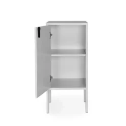 Tenzo Tables De Chevet Petit Meuble De Rangement En Bois H89cm Blanc -Tables De Chevet Soldes petit meuble de rangement en bois h89cm blanc 2